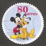 Sellos de Asia - Jap�n -  5713 - Mickey y Pluto, de Disney