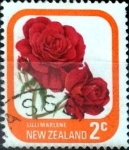 Sellos de Oceania - Nueva Zelanda -  Intercambio 0,20 usd 2 cent. 1975