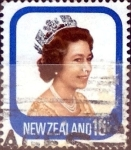 Stamps New Zealand -  Intercambio 0,20 usd 10 cent. 1977
