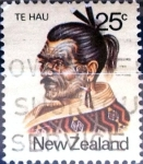 Stamps New Zealand -  Intercambio 0,20 usd 25 cent. 1980
