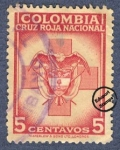 Stamps Colombia -  Cruz Roja Colombia 1947/48 - Beneficencia