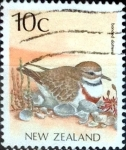 Stamps New Zealand -  Intercambio cxrf 0,20 usd 10 cent. 1988