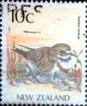 Stamps New Zealand -  Intercambio crxf 0,20 usd 10 cent. 1988