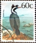 Stamps New Zealand -  Intercambio cxrf 0,80 usd 60 cent. 1988