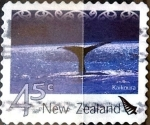 Sellos de Oceania - Nueva Zelanda -  Intercambio 0,70 usd 45 cent. 2004