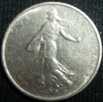 monedas de Europa - Francia -  1965 (Anverso)