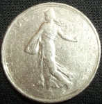 monedas de Europa - Francia -  1966 (Anverso)