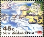 Stamps New Zealand -  Intercambio crxf 0,85 usd 45 cent. 1992