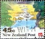 Sellos de Oceania - Nueva Zelanda -  Intercambio crxf 0,85 usd 45 cent. 1992