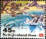 Stamps New Zealand -  Intercambio crxf 0,85 usd 45 cent. 1992
