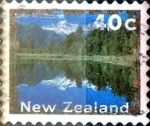 Stamps New Zealand -  Intercambio 0,55 usd 40 cent. 1998
