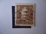 Stamps Denmark -  King Christian.
