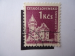 Stamps Czechoslovakia -  Smolenice.