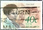 Stamps : Oceania : New_Zealand :  Intercambio 0,55 usd 40 cent. 1990