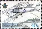 Stamps New Zealand -  Intercambio aexa 0,60 usd 40 cent. 1987