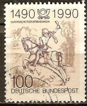 Sellos de Europa - Alemania -  500 años de vínculos postales europeos.
