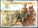 Stamps New Zealand -  Intercambio cxrf 0,20 usd 24 cent. 1984