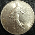 monedas de Europa - Francia -  1968 (Anverso)