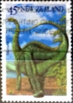 Stamps New Zealand -  Intercambio crxf 0,50 usd 45 cent. 1993