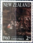 Sellos de Oceania - Nueva Zelanda -  Intercambio 0,20 usd 2 p. 1960