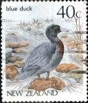 Stamps New Zealand -  Intercambio 0,20 usd 40 cent. 1985