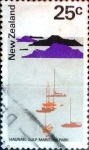 Stamps New Zealand -  Intercambio 0,45 usd 25 cent. 1971