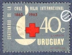 Stamps : America : Uruguay :  Centenario de la Fundación de la Cruz Roja Internacional 1863-1963