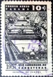 Stamps : America : Panama :  Intercambio cxrf 0,20 usd 10 cent. 1957