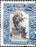Stamps Peru -  Intercambio 0,20 usd 5 cent. 1907