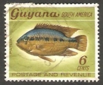Stamps Guyana -  286 - Pez patua