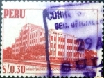 Stamps Peru -  Intercambio 0,20 usd 30 cent. 1957