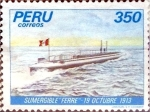 Stamps Peru -  Intercambio aexa 1,90 usd 350 soles 1983