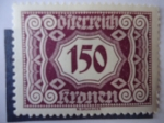 Stamps Austria -  Cifras.