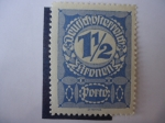 Stamps Austria -  Cifras. 1 1/2 Kr Corona Austro Húngara. Postage Due.