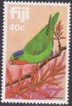 Stamps Oceania - Fiji -  Loro