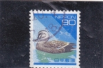 Stamps Japan -  pato mandarín