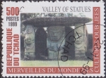 Stamps : Africa : Chad :  Valley of Statues