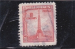 Sellos de Asia - Filipinas -  monumento