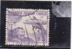 Stamps Chile -  avión y tren