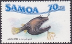 Stamps : Oceania : Samoa :  Angler