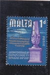 Stamps Malta -  monumento
