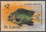 Stamps Saint Lucia -  Yellowtail