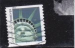 Stamps United States -  rostro de la Estatua de la Libertad