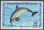 Stamps : America : Saint_Vincent_and_the_Grenadines :  Delfin