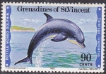 Stamps : America : Saint_Vincent_and_the_Grenadines :  Delfin