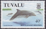 Sellos de Oceania - Tuvalu -  Delfin