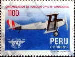 Stamps Peru -  Intercambio cxrf 0,80 usd 1100 soles 1985