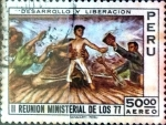 Stamps Peru -  Intercambio dm1g 1,60 usd 50 soles 1971