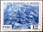 Stamps : America : Peru :  Intercambio dm1g 0,20 usd 1,50 soles 1974