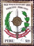 Sellos del Mundo : America : Per : Intercambio crxf 0,20 usd 8,50 soles 1971